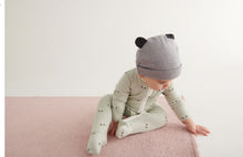 Load image into Gallery viewer, MORI Panda Zip-Up Sleepsuit
