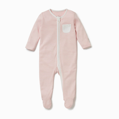 Organic cotton baby Mori sleepsuit 