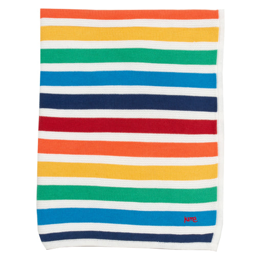 Organic Cotton Rainbow KITE Baby Blanket