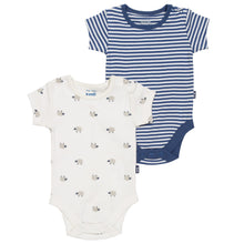 Load image into Gallery viewer, Organic cotton baby bodygrow, sheep detail
